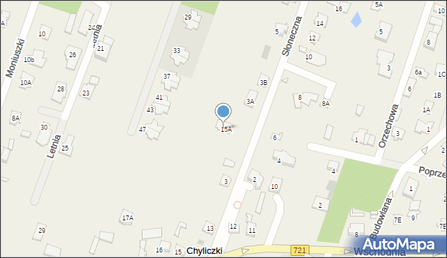 Chyliczki, Wschodnia, 15a, mapa Chyliczki