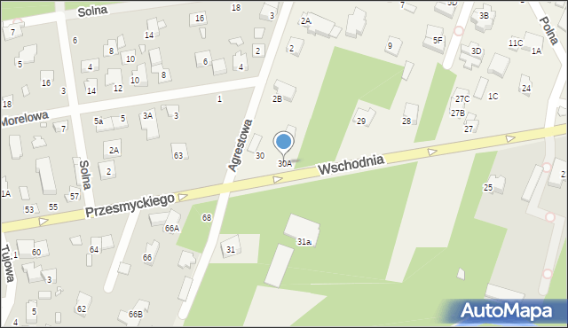 Chyliczki, Wschodnia, 30A, mapa Chyliczki