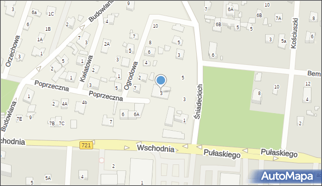 Chyliczki, Wschodnia, 3, mapa Chyliczki