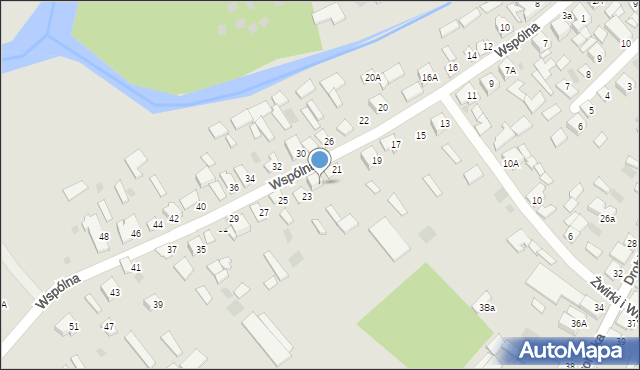 Ciechanowiec, Wspólna, 21A, mapa Ciechanowiec