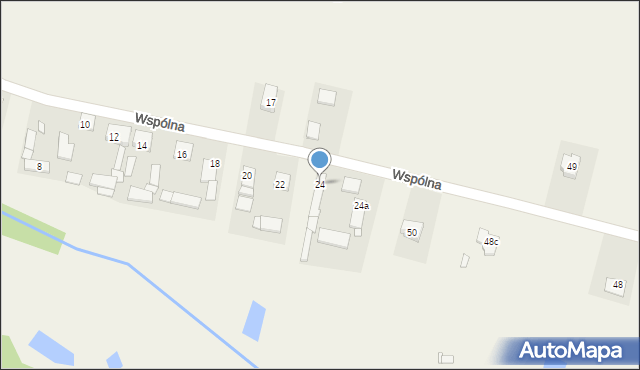 Czaplinek, Wspólna, 24, mapa Czaplinek