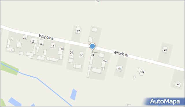 Czaplinek, Wspólna, 24b, mapa Czaplinek