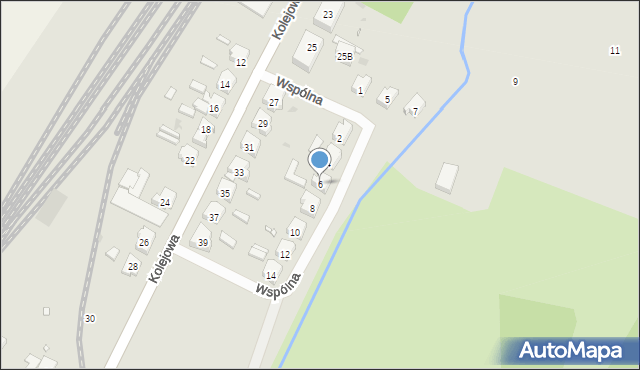 Czempiń, Wspólna, 6, mapa Czempiń