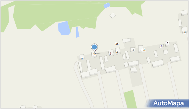 Czerniewice, Wschodnia, 10, mapa Czerniewice