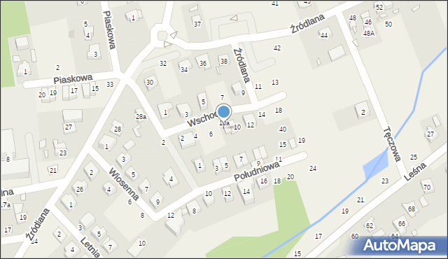 Czerwonak, Wschodnia, 8, mapa Czerwonak