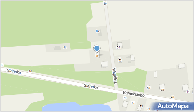 Dąbrówka-Stany, Wspólna, 5, mapa Dąbrówka-Stany