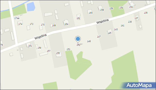 Deskurów, Wspólna, 151, mapa Deskurów