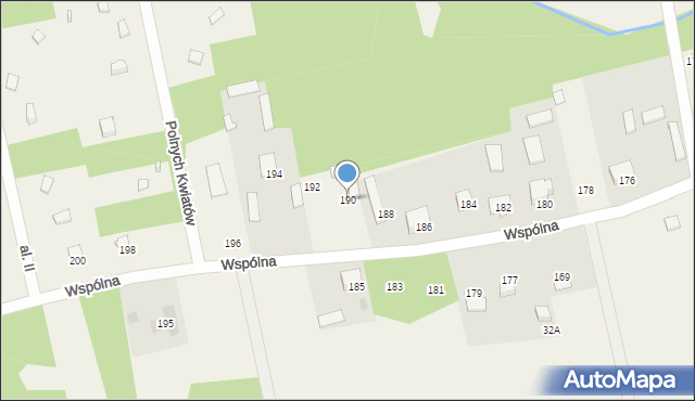 Deskurów, Wspólna, 190, mapa Deskurów