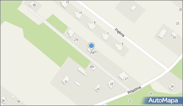 Dobieszków, Wspólna, 17a, mapa Dobieszków