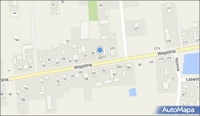 Duchnów, Wspólna, 101, mapa Duchnów