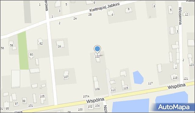 Duchnów, Wspólna, 111, mapa Duchnów