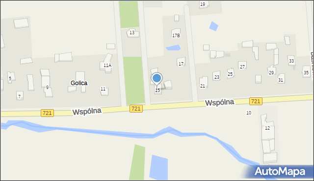 Duchnów, Wspólna, 15, mapa Duchnów