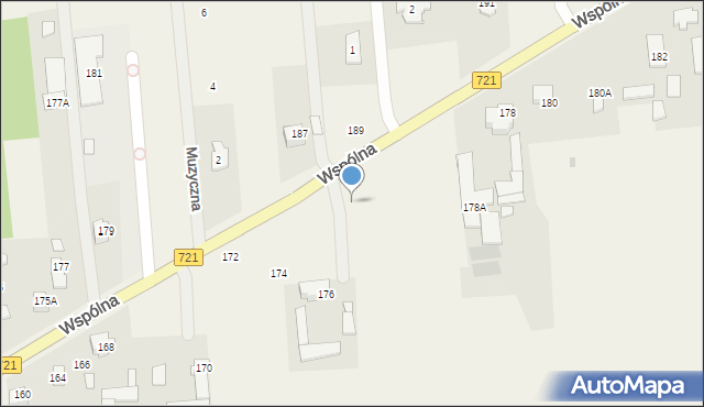 Duchnów, Wspólna, 176a, mapa Duchnów