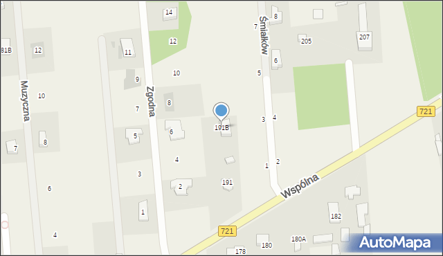 Duchnów, Wspólna, 191B, mapa Duchnów