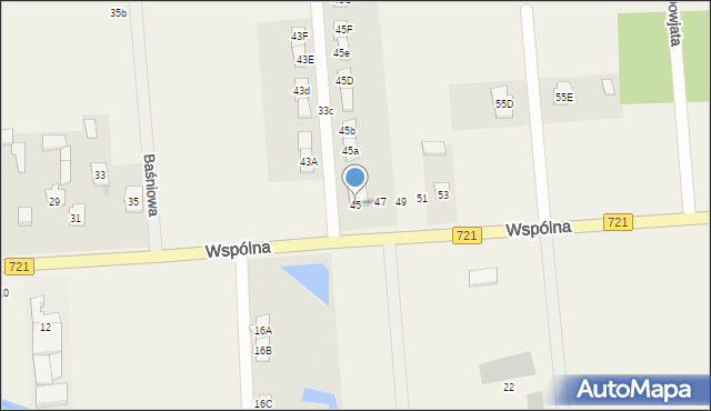 Duchnów, Wspólna, 45, mapa Duchnów