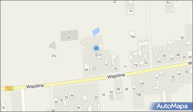 Duchnów, Wspólna, 71, mapa Duchnów