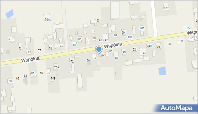 Duchnów, Wspólna, 80, mapa Duchnów