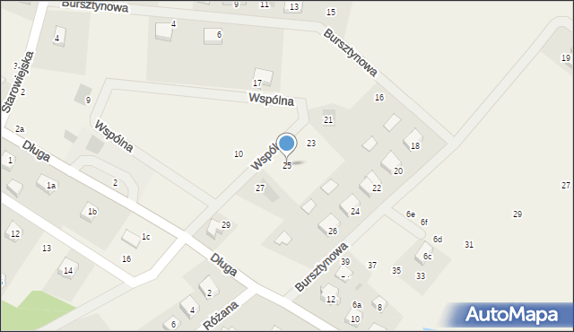 Frank, Wspólna, 25, mapa Frank