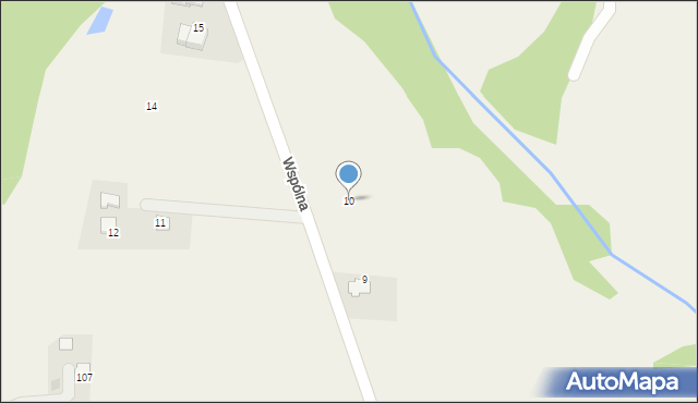Frydrychowice, Wspólna, 10, mapa Frydrychowice