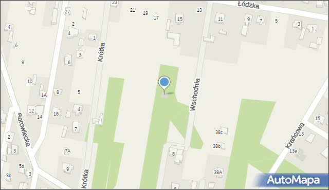 Gałków Mały, Wschodnia, 15, mapa Gałków Mały