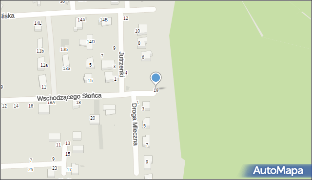 Gdynia, Wschodzącego Słońca, 19, mapa Gdyni