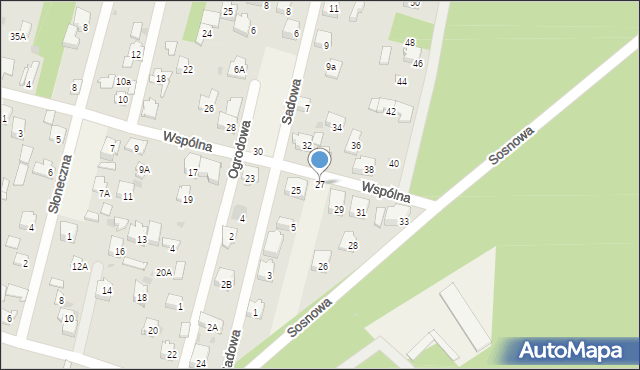 Glina, Wspólna, 27, mapa Glina