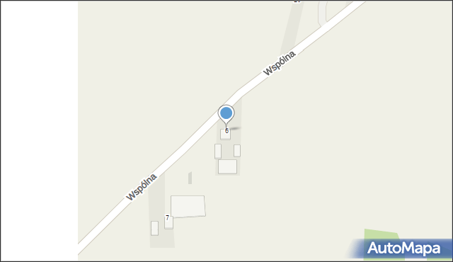 Góra Puławska, Wspólna, 6, mapa Góra Puławska