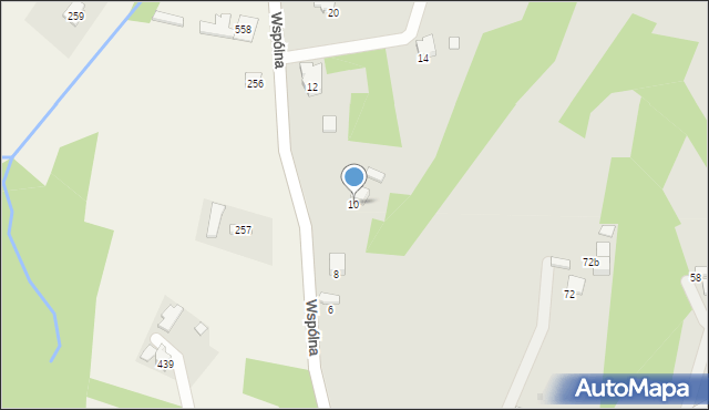 Gorlice, Wspólna, 10, mapa Gorlic