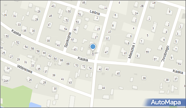 Granice, Wschodnia, 21, mapa Granice