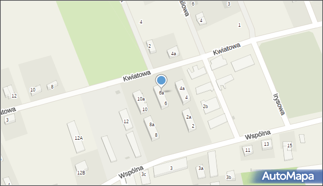 Grębocice, Wspólna, 6a, mapa Grębocice