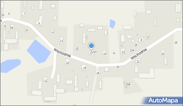 Grochówka, Wschodnia, 17, mapa Grochówka