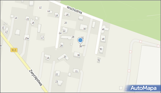 Grodków, Wschodnia, 34, mapa Grodków