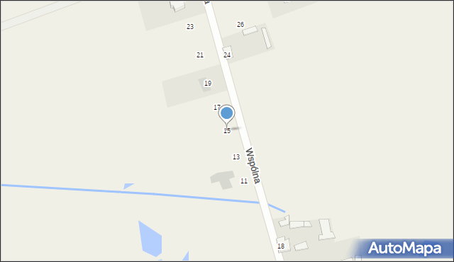 Gulczewo, Wspólna, 15, mapa Gulczewo