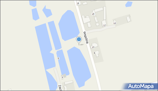 Gulczewo, Wspólna, 5, mapa Gulczewo