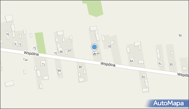 Guzew, Wspólna, 53, mapa Guzew