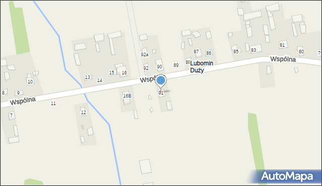 Guzew, Wspólna, 6, mapa Guzew