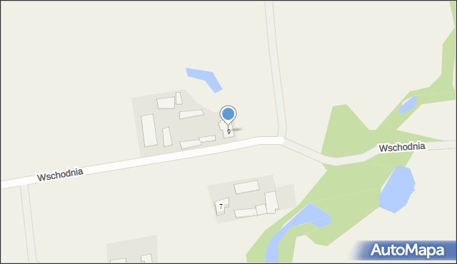 Hanna, Wschodnia, 9, mapa Hanna