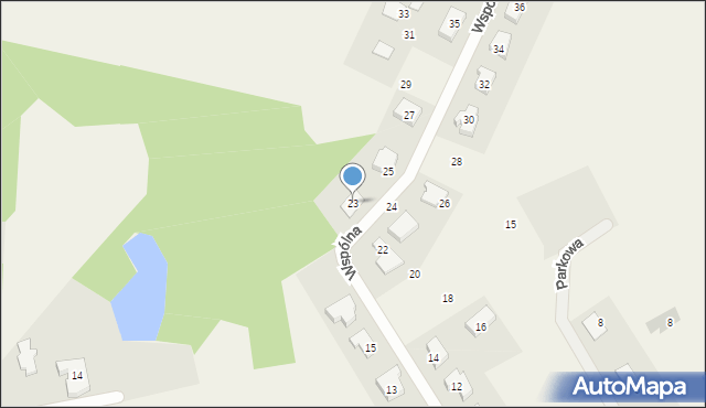 Jagatowo, Wspólna, 23, mapa Jagatowo