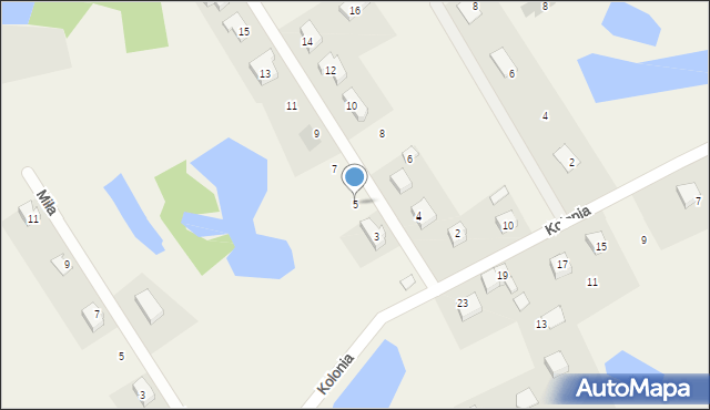 Jagatowo, Wspólna, 5, mapa Jagatowo