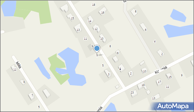 Jagatowo, Wspólna, 7, mapa Jagatowo