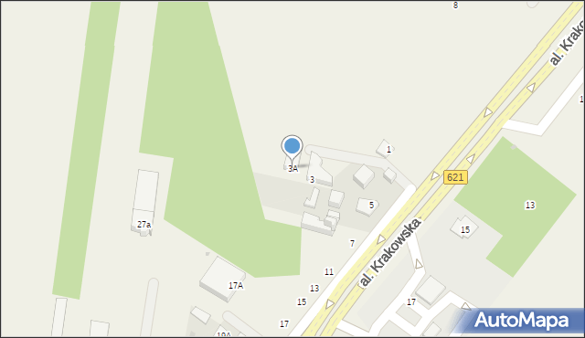 Janki, Wspólna, 3A, mapa Janki