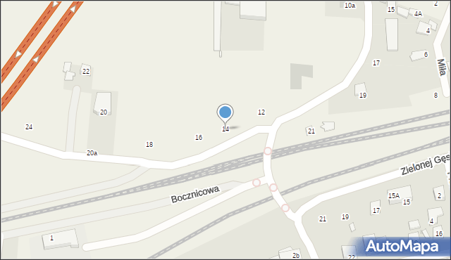 Jawczyce, Wspólna Droga, 14, mapa Jawczyce