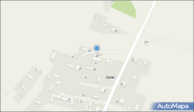 Jaworznik, Wschodnia, 43, mapa Jaworznik