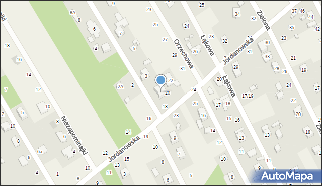 Justynów, Wspólna, 1, mapa Justynów