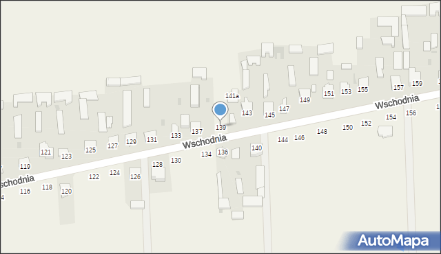 Kąkolewnica, Wschodnia, 139, mapa Kąkolewnica