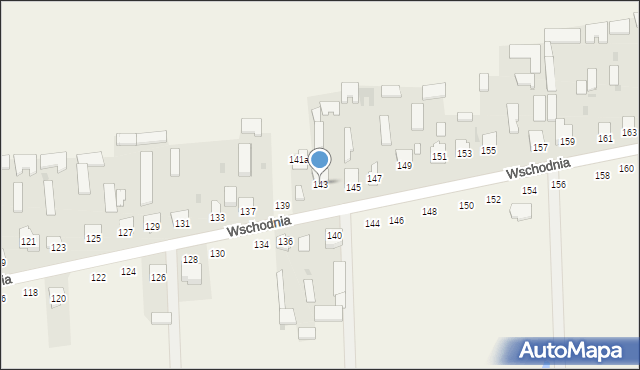 Kąkolewnica, Wschodnia, 143, mapa Kąkolewnica