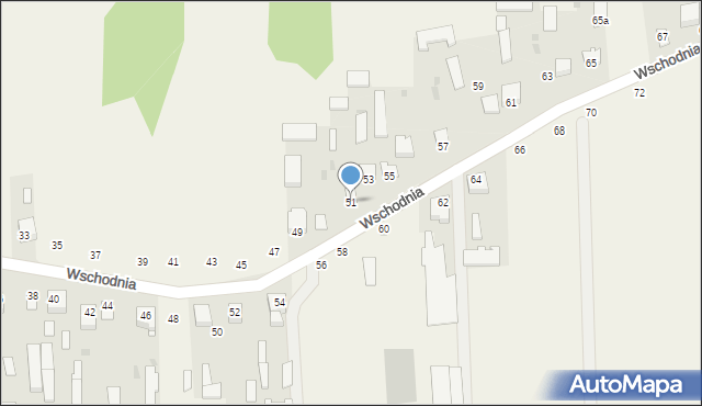 Kąkolewnica, Wschodnia, 51, mapa Kąkolewnica