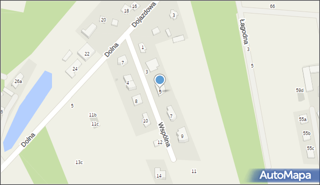 Kałuszyn, Wspólna, 5, mapa Kałuszyn