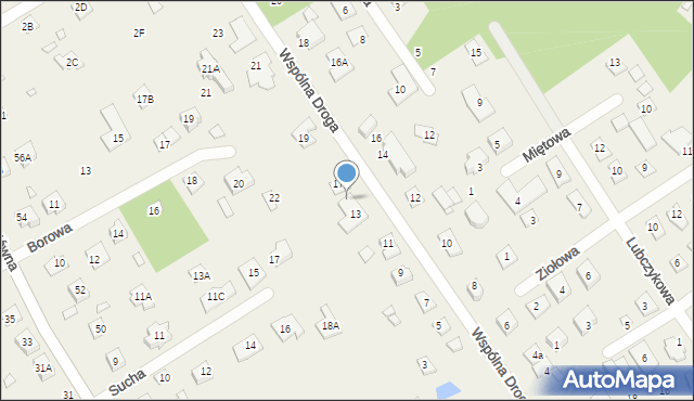 Kamionka, Wspólna Droga, 15, mapa Kamionka