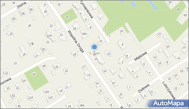 Kamionka, Wspólna Droga, 16, mapa Kamionka